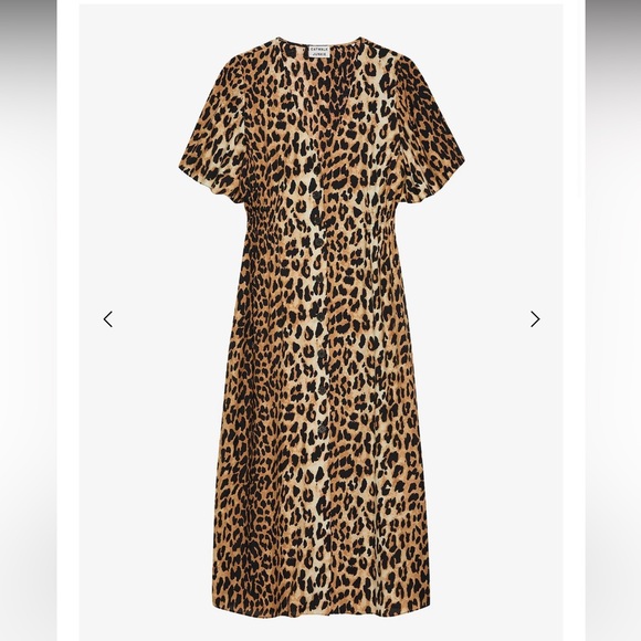 NWOT Catwalk Junkie Midi Leopard Dress - Picture 1 of 9